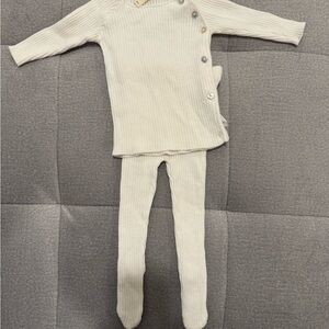 Cozy Cream Kids Matching Set